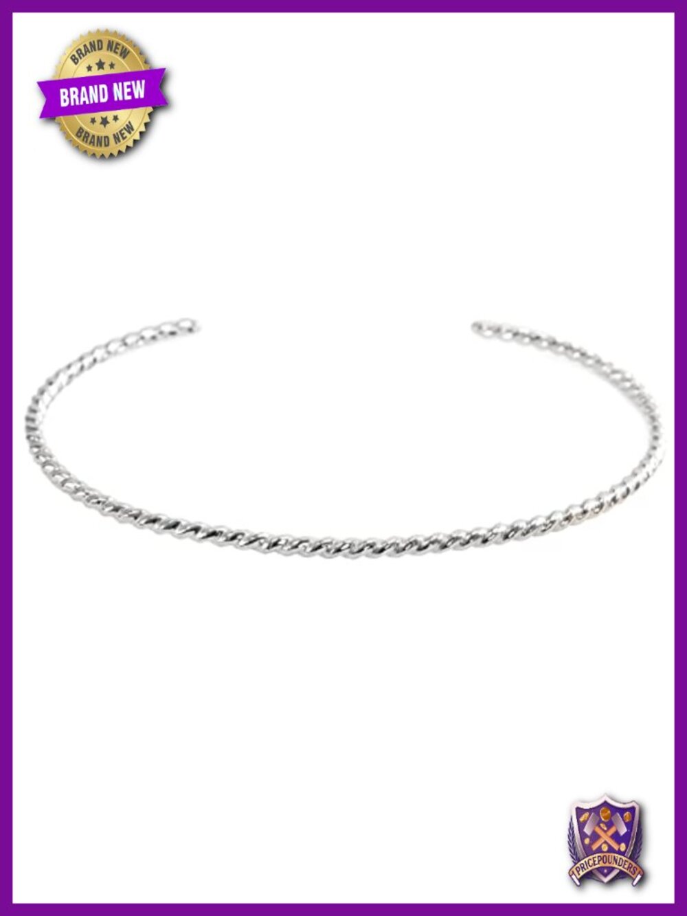 14K Gold Fill Twisted Rope Cuff Bracelet Handmade Stacking Bangle